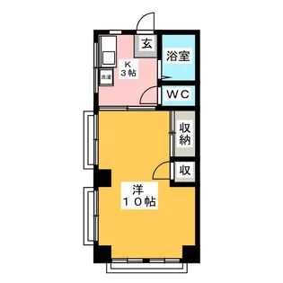 月見野ハイツ【2階】の間取り
