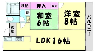プレゼンス西浜【3階】の間取り