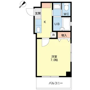 エアルコローレ杉並【2階】の間取り
