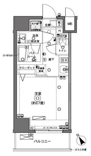 ZOOM横浜【9階】の間取り