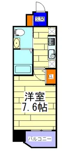 エステムコート難波サウスプレイスVエレージュ【5階】の間取り