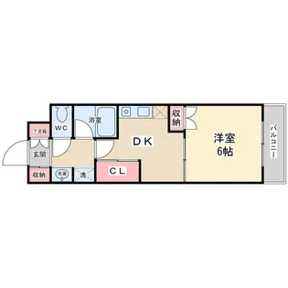 グランソーレ上本郷【5階】の間取り