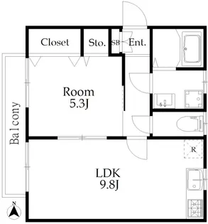 PRIMAL(プライマル)【2階】の間取り