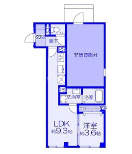 レジデンス百音【1階】の間取り