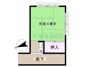 名越荘【2階】の間取り