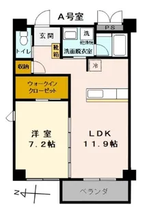 サンマリン安里(TC)【4階】の間取り