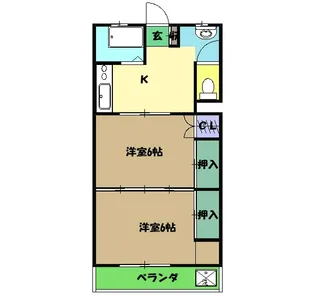 第二諏訪ビル【4階】の間取り