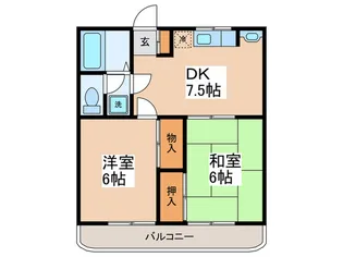 バビネスコーポ【2階】の間取り