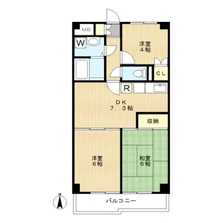 コウヤビル【2階】の間取り