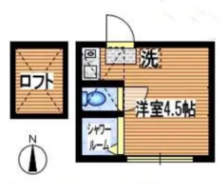 フェリスオーブ【2階】の間取り