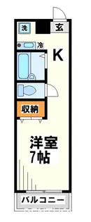 GMフラット【2階】の間取り