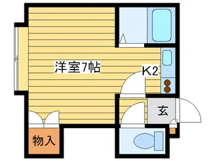 パステル北25B【2階】の間取り