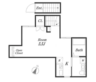 アルページュ町屋【2階】の間取り