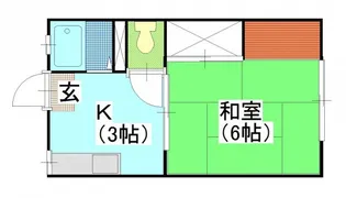 第2オリオンコーポ【1階】の間取り