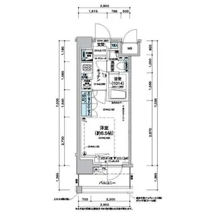 レジディア蒲田V【7階】の間取り