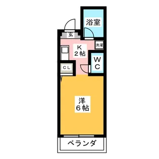ヴェルドミール清和II【2階】の間取り