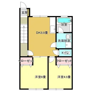 シャトレ・アイ 2号館【2階】の間取り