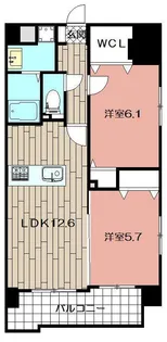 salice柳町II【2階】の間取り