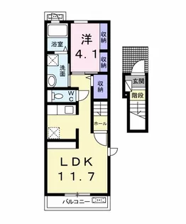 クオーレ M【2階】の間取り