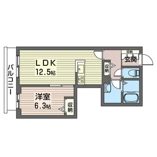 ガーデンコート中根【3階】の間取り