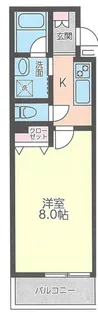フェルタムコート【1階】の間取り