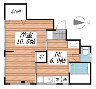 手塚ビル【3階】の間取り