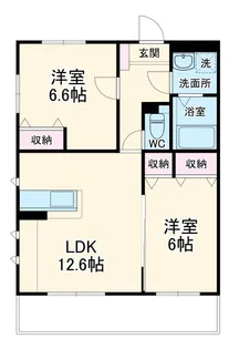 FLEX川口【1階】の間取り