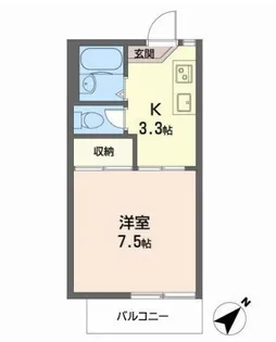 エクセルコート千里山【2階】の間取り