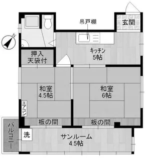 スクムタビル【2階】の間取り