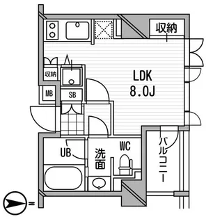 アーデン木場【5階】の間取り