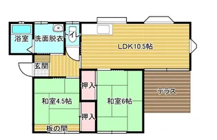 サンシャインヒル【1階】の間取り