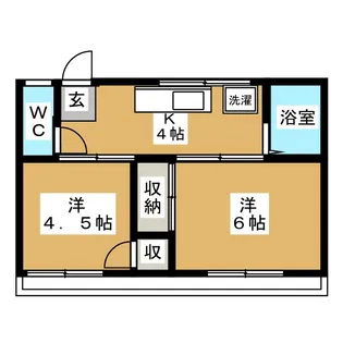 ベルソーネ御殿山【1階】の間取り