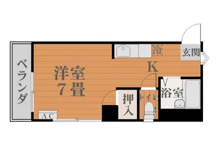 サンライズBLD【4階】の間取り