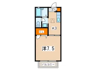 コト-ヴェ-ル【1階】の間取り