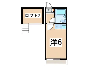 スカイピア大和【2階】の間取り