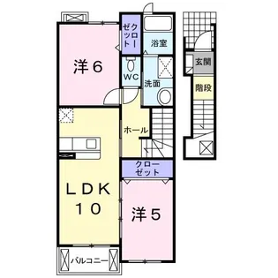 フラワーパーク【2階】の間取り