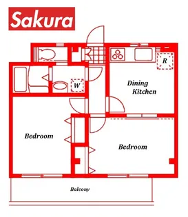 サンクレスト鳥山町【2階】の間取り