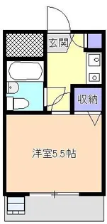 リエス所沢5号館【1階】の間取り