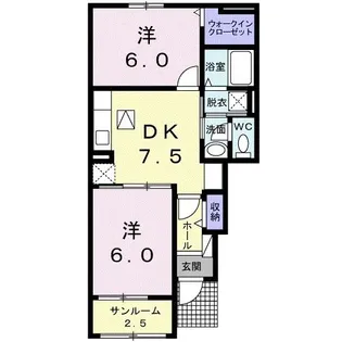 cherish B【1階】の間取り