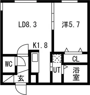 Relate中の島【3階】の間取り