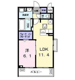 M.Y トヨクニ【1階】の間取り
