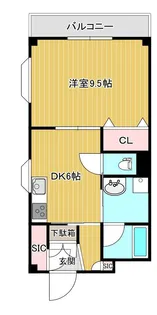 マンション京春【3階】の間取り