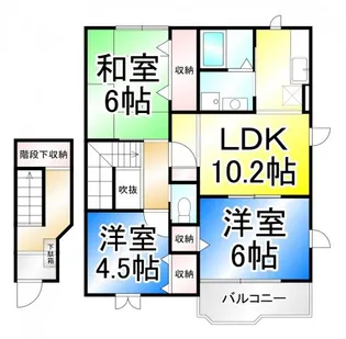クレストールi【2階】の間取り