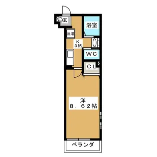グランドール【1階】の間取り