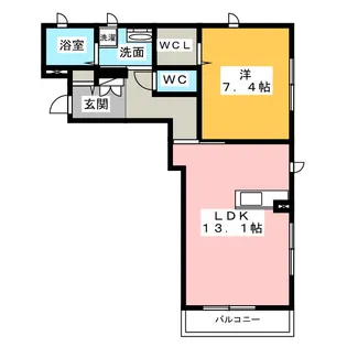 CARPA【2階】の間取り