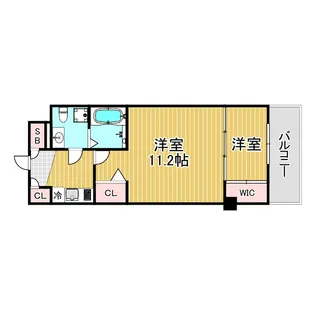 セレニテ甲子園I【3階】の間取り
