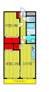 パインコート【5階】の間取り