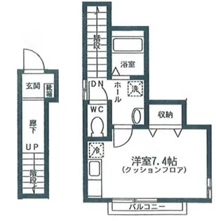 トレス長崎【2階】の間取り