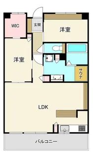 サーパス城ノ内【3階】の間取り