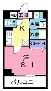 プレジール【1階】の間取り
